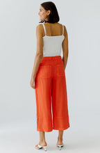 Pinciana Orange Linen Culottes