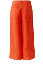 Pinciana Orange Linen Culottes