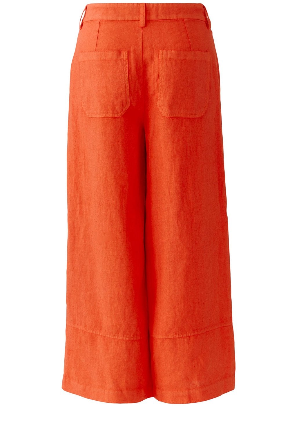 Pinciana Orange Linen Culottes