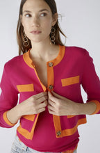 Pink and Orange Box Cardigan