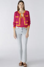 Pink and Orange Box Cardigan