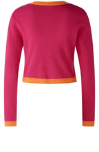 Pink and Orange Box Cardigan