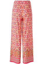 Pink and Orange Retro Print Jersey Trousers