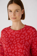 Pink and Red Leo Print Soft Touch Jumper