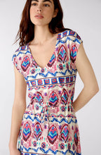 Pink & Blue Aztec Print Dress