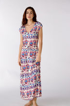 Pink & Blue Aztec Print Dress