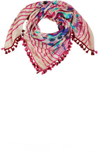 Pink & Blue Bold Print Scarf