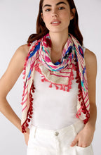 Pink & Blue Bold Print Scarf