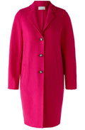 Pink Boiled Wool Coat