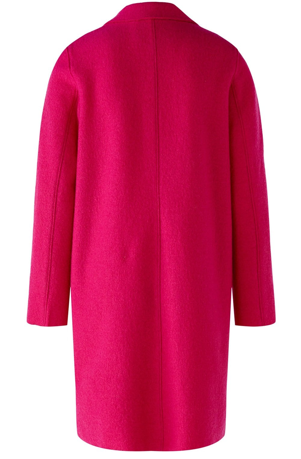 Pink Boiled Wool Coat