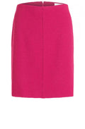 Pink Boiled Wool Skirt