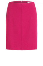 Pink Boiled Wool Skirt