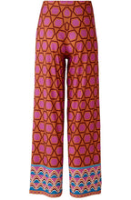 Pink Bold Print Wide Leg Jersey Trousers