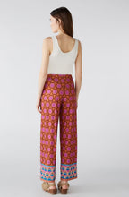 Pink Bold Print Wide Leg Jersey Trousers