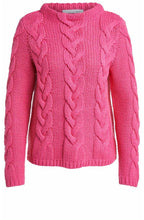 Pink Cable Knit Jumper
