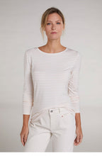 Pink & Cream Stripe Top