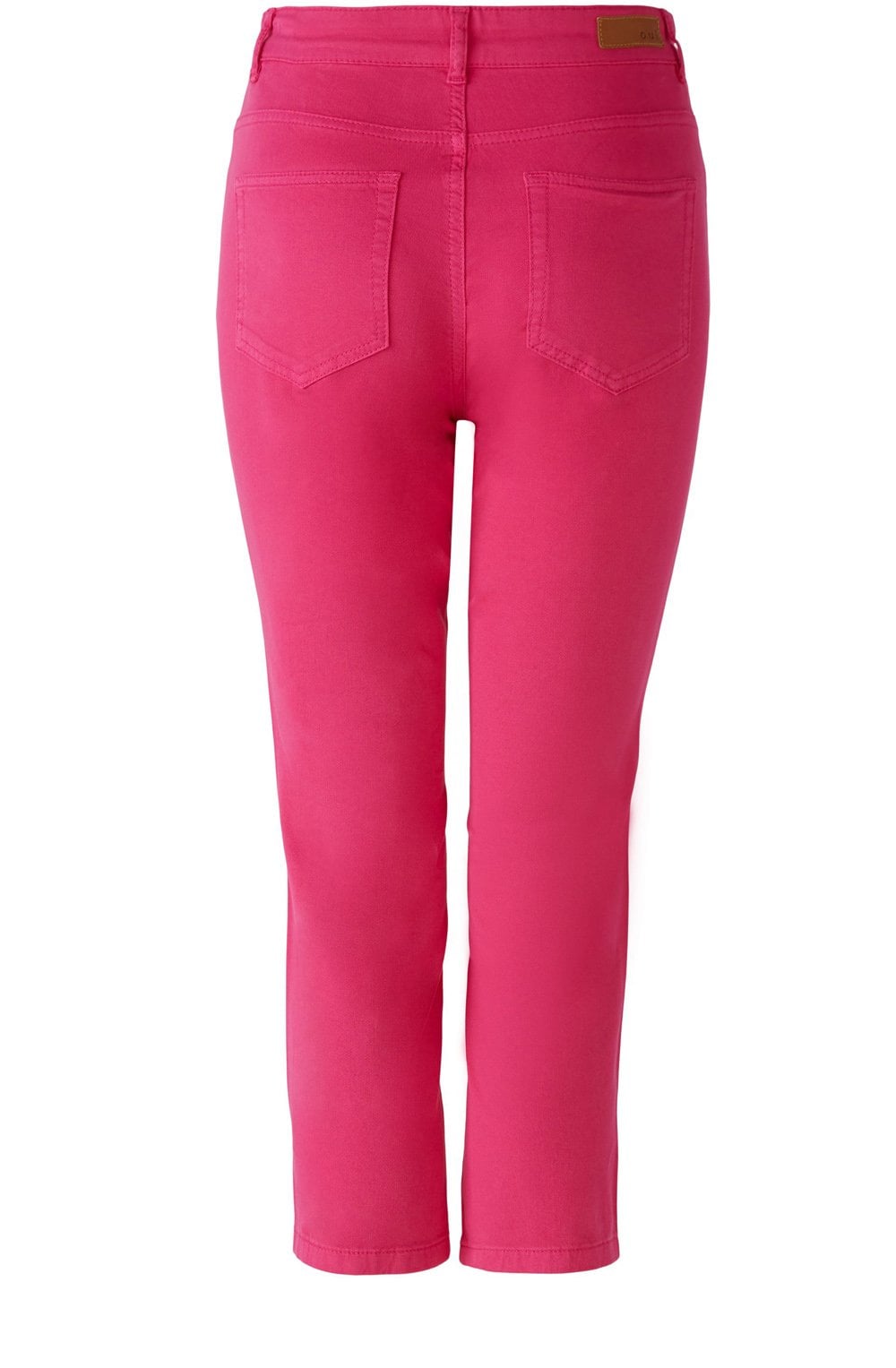 Pink Cropped Skinny Jeans