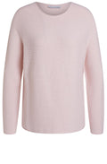 Pink Fine Ribbed Knit Jumper