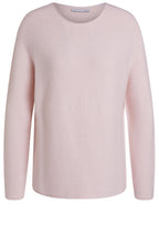 Pink Fine Ribbed Knit Jumper