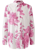 Pink Floral Longline Shirt