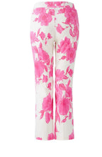 Pink Floral Slip On Trousers