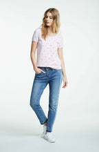Pink Heart Print T Shirt