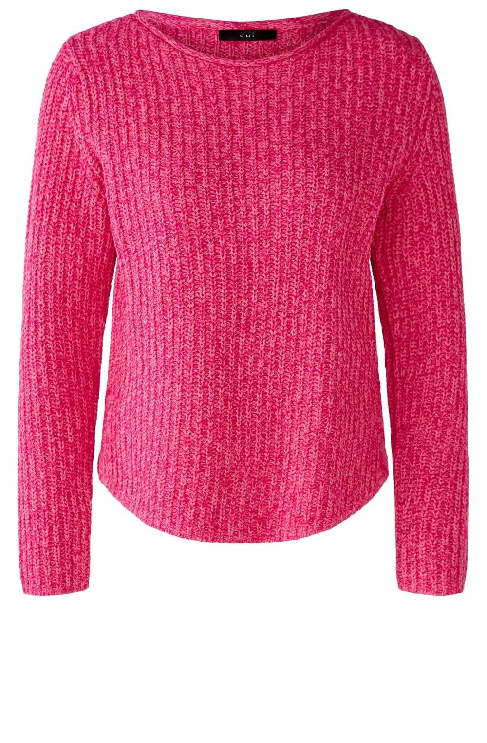 Pink Iconic Mix Knit Jumper