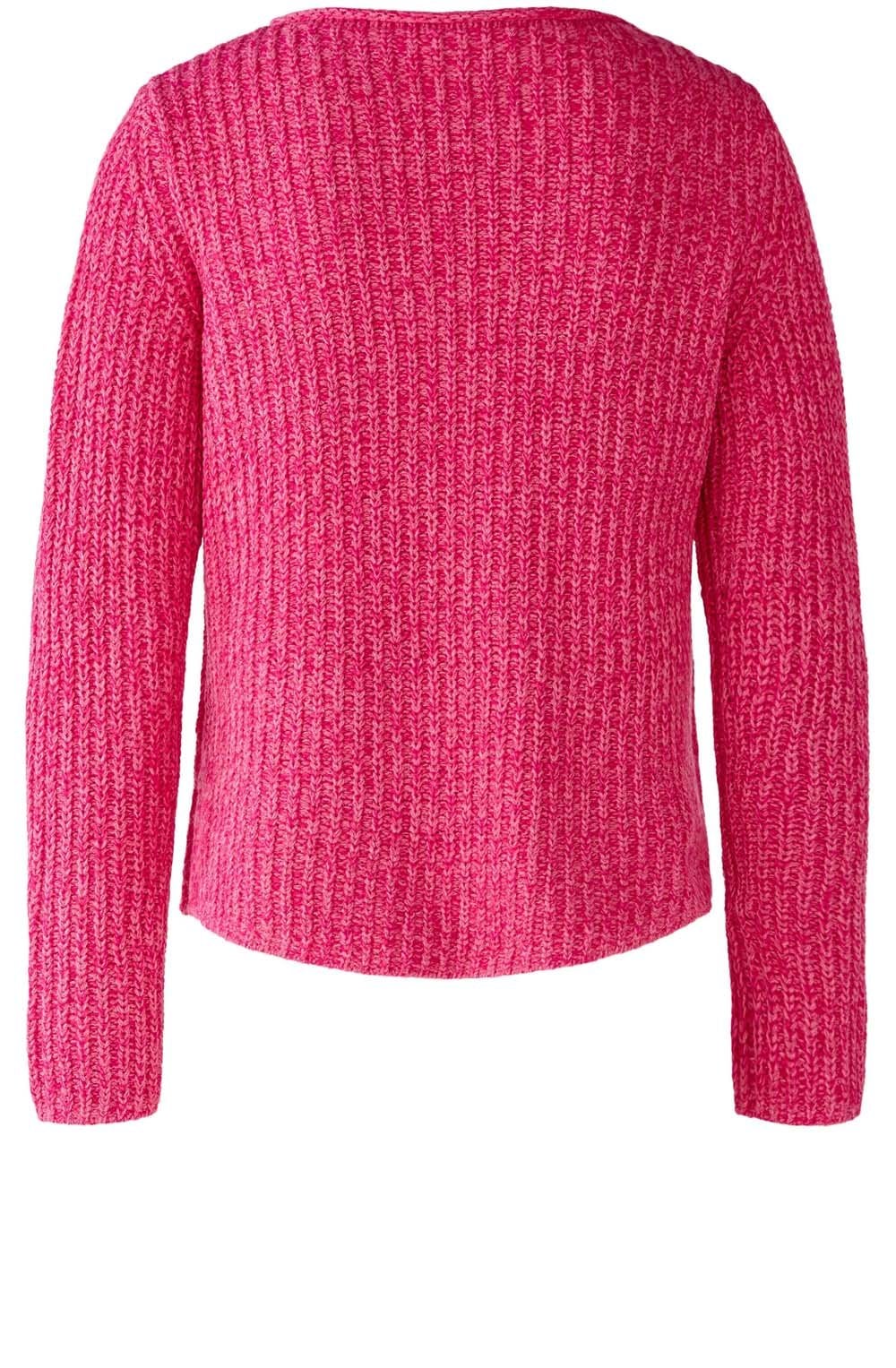 Pink Iconic Mix Knit Jumper