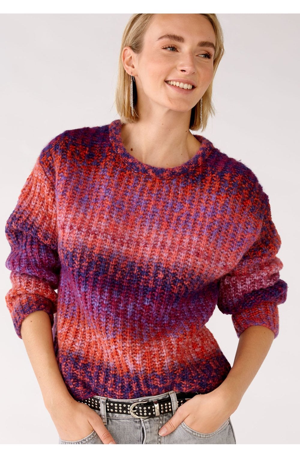 Pink Lilac Chunky Knit Jumper