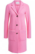 Pink Long Line Coat
