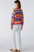Pink Orange Elaborate Knit Jumper