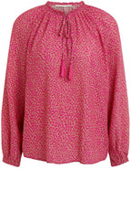 Pink Patterned Blouse