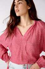 Pink Patterned Blouse
