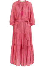 Pink Patterned Maxi Dress