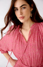 Pink Patterned Maxi Dress