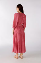 Pink Patterned Maxi Dress