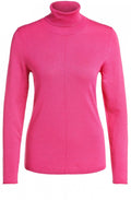 Pink Polo Neck Jumper