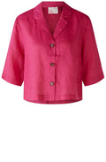Pink Pure Linen Blouse