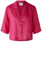 Pink Pure Linen Blouse