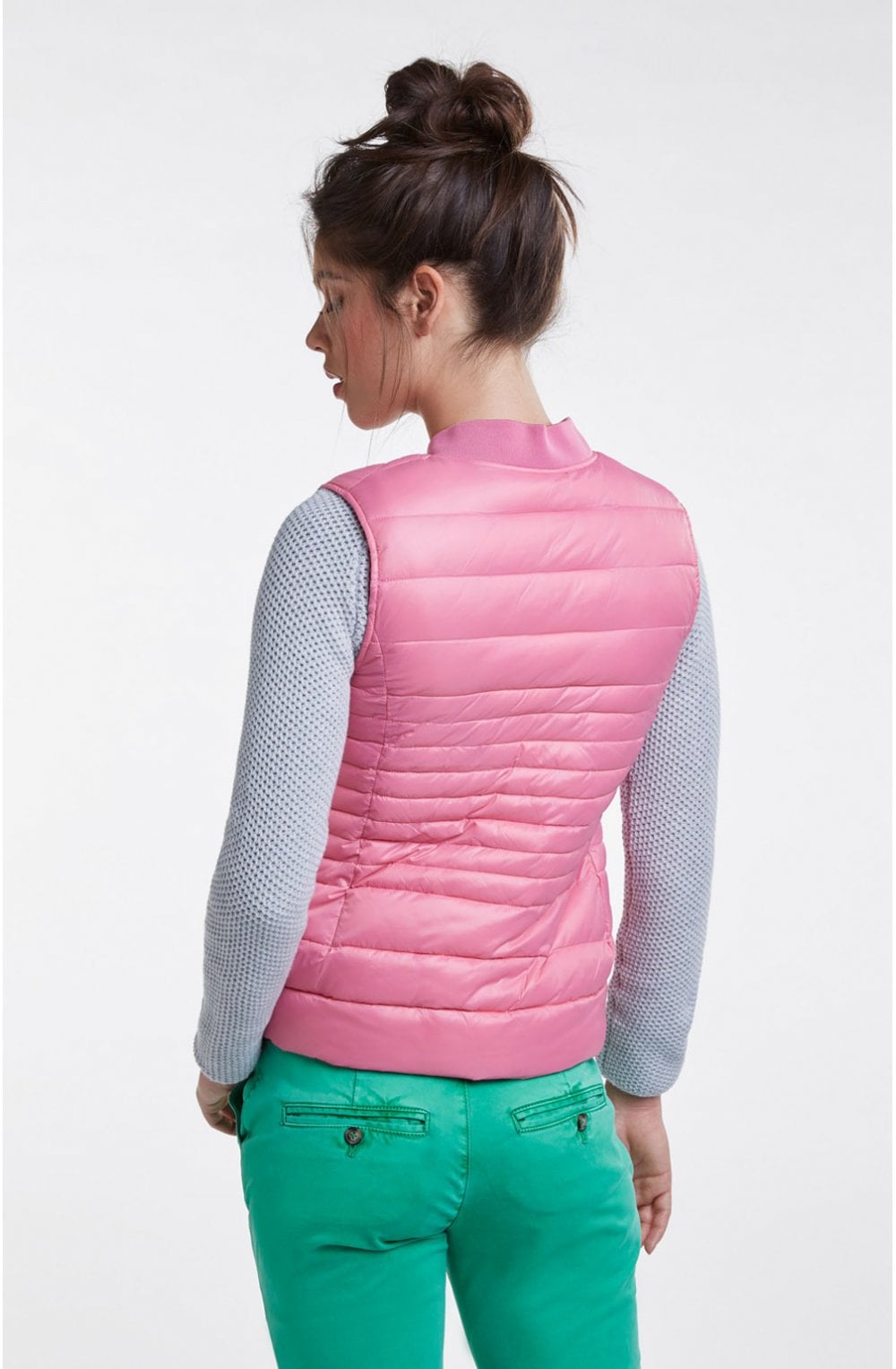 Pink Quilted Waistcoat