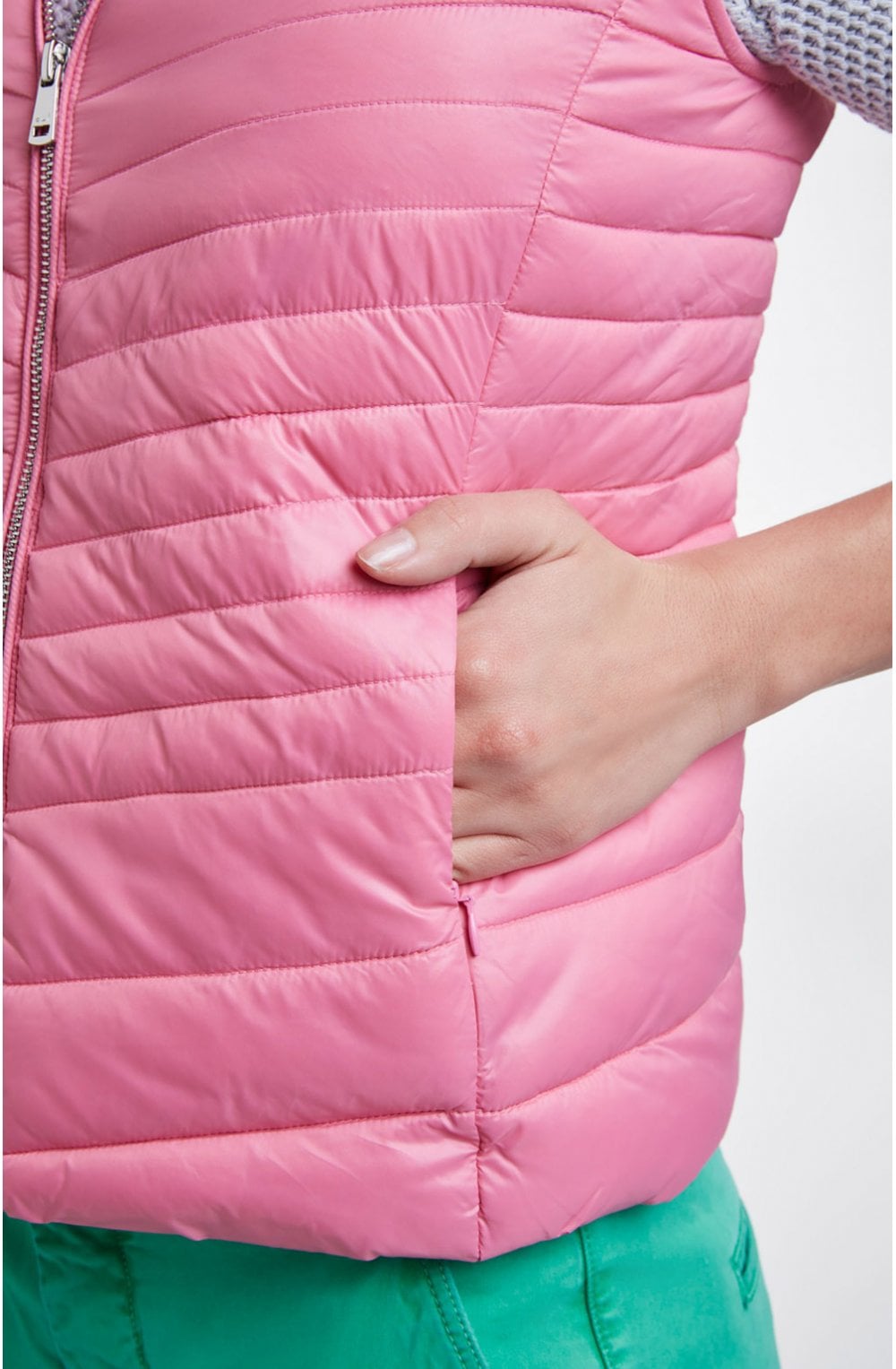 Pink Quilted Waistcoat
