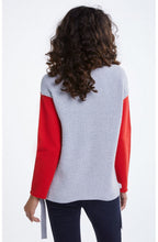 Pink Red striped Sweatshirt