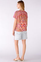 Pink Retro Drawstring Blouse