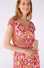 Pink Retro Print Jersey Maxi Dress