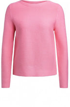 Pink Ribbed Knit Jumper