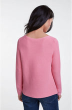 Pink Ribbed Knit Jumper