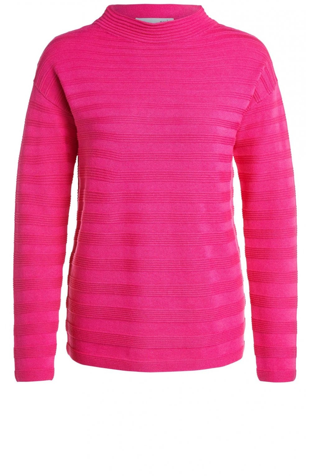 Pink Ribbed Knit Jumper