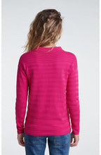 Pink Ribbed Knit Jumper