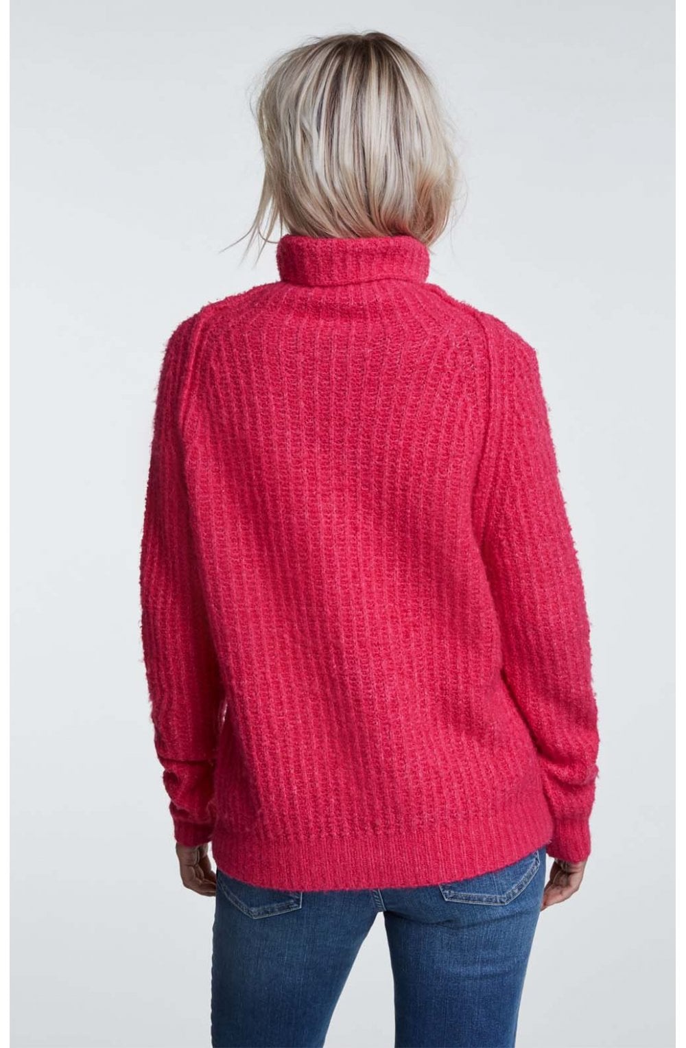 Pink Roll Neck Jumper