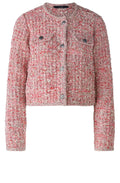 Pink Rose Boucle Yarn French Style Cardigan